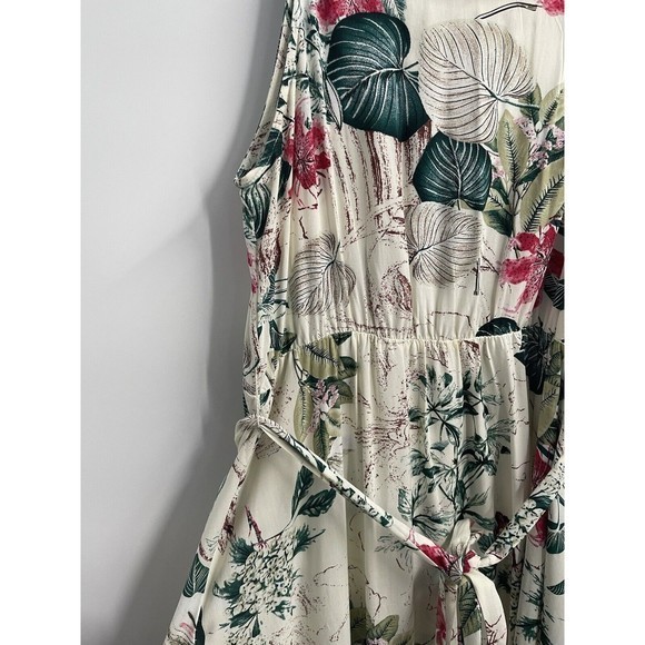 Floerns Womens Sleeveless Halter Neck Vintage Floral Print Maxi Dress Multi - Picture 7 of 10